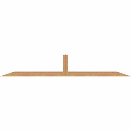 Ekena Millwork Portland Smooth Timber Gable Bracket, Western Red Cedar, 96"W x 16"H x 3 1/2"D x 3 1/2"F, 4/12 Pitch GBW096X16X0404POR00SWR